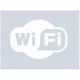 Autocollant WIFI blanc