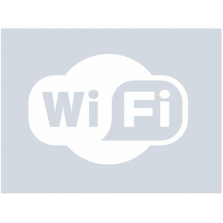 Autocollant WIFI blanc