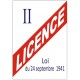 Autocollant Licence 2 restaurant