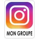 Autocollant instagram personnalisé