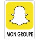 Autocollant Snapchat personnalisé
