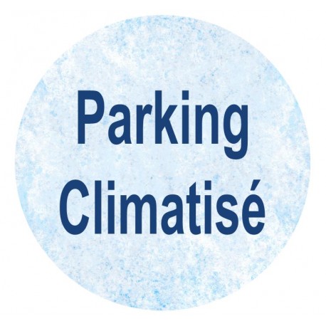 Autocollant parking climatisé