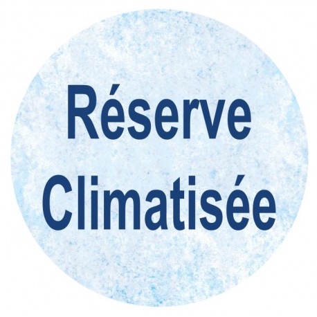 Autocollant réserve climatisée