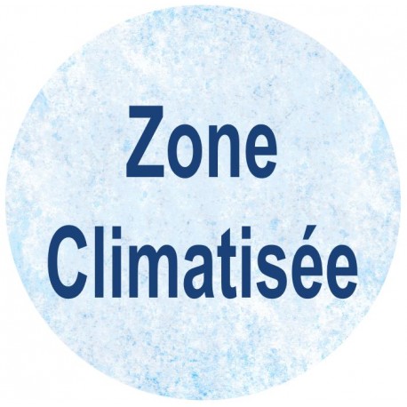 Autocollant zone climatisée