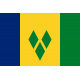 Sticker drapeau iles grenadines