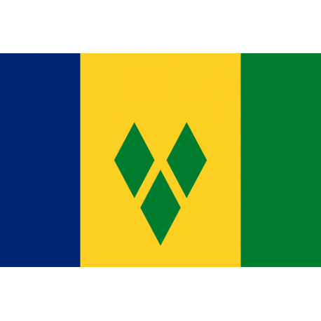 Sticker drapeau iles grenadines