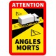 Autocollant ou magnet angles morts