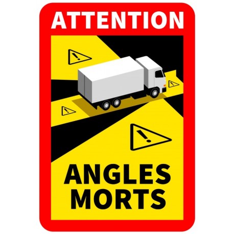 Autocollant ou magnet angles morts