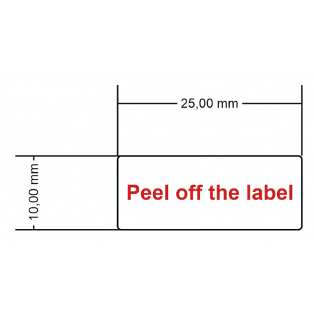 ETIQUETTE PICTO Peel off the label