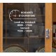 Sticker Horaires magasin
