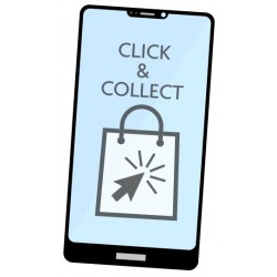 Sticker click and collect smartphone