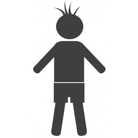 Autocollant toilette Fille