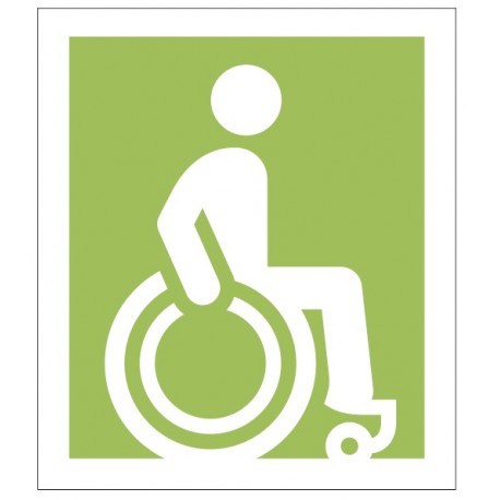 Autocollant toilette Homme Bleu