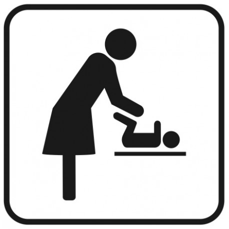 Autocollant toilette Homme classique