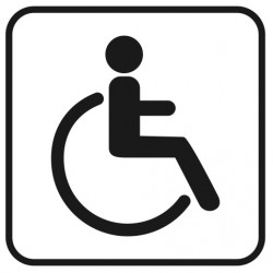 Autocollant toilette bebe classique