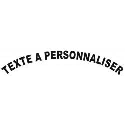 Sticker lettrage PERSONNALISE Verticale