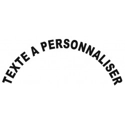 Sticker lettrage PERSONNALISE Arrondi