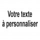 A- Sticker lettrage PERSONNALISE