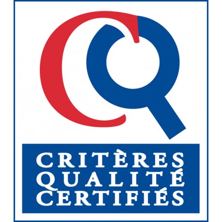 Etiquette Critères Qualité Certifiés série (1 à 15cm)