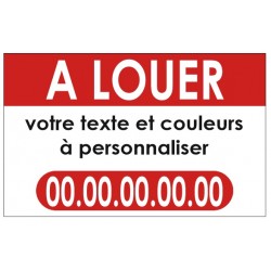 Autocollant A vendre ou A louer à personnaliser n°2