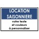 Autocollant A vendre ou A louer à personnaliser n°6
