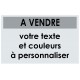 Autocollant A vendre ou A louer à personnaliser n°7