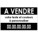 Autocollant A vendre ou A louer à personnaliser n°8