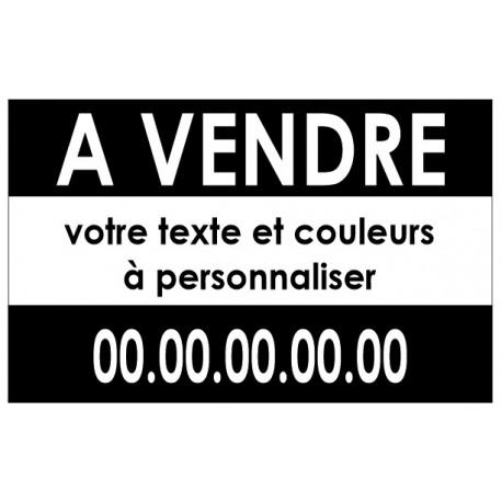 Autocollant A vendre ou A louer à personnaliser n°8