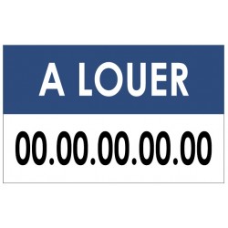 Autocollant A vendre ou A louer à personnaliser n°10