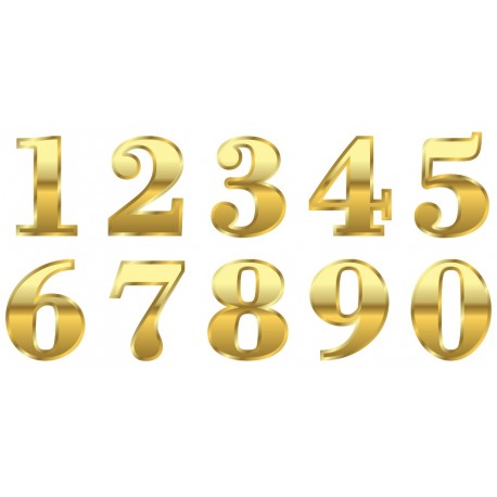 Autocollant Chiffre modèle N°5