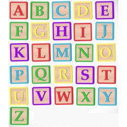 Sticker Alphabet cube