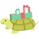 Sticker tortue cadeaux