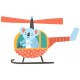 Sticker koala dans helicoptere