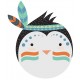 Sticker pingouin indien