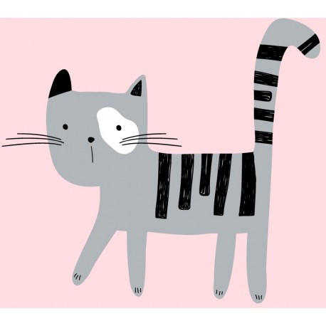 Sticker chat en vache