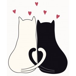 Sticker chat moutarde s'endort