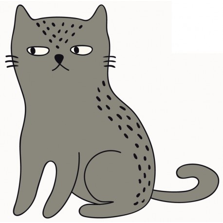 Sticker chat au bal masqué