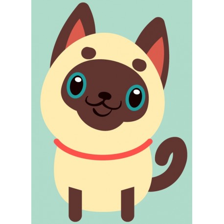 Sticker chat dort debout