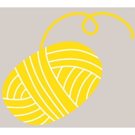 Sticker chat gris joue