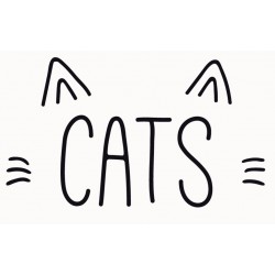 Sticker chat fait la roue