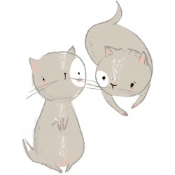 Sticker chat lunette de soleil