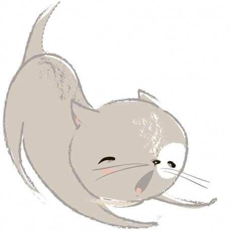 Sticker Chat sauvage