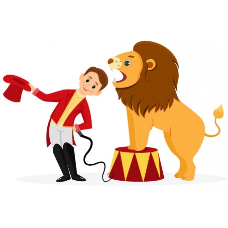 Sticker clown rigolo