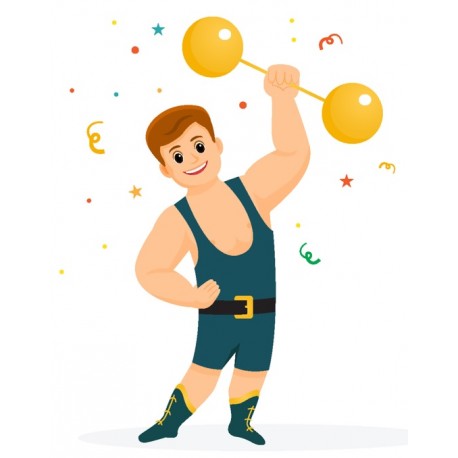 Sticker clown rigolo