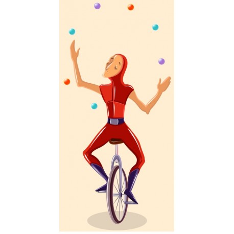 Sticker phoque joue ballon