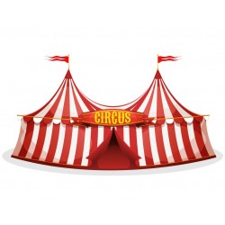 Sticker grand chapiteau de cirque