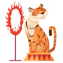 Sticker singe magicien