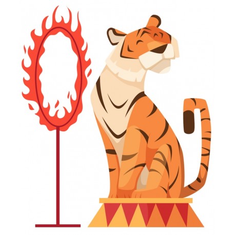 Sticker singe magicien