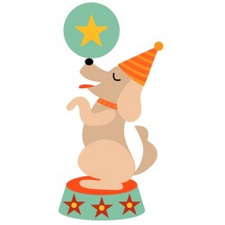 Sticker colombe chapeau magicien