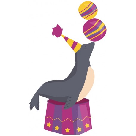 Sticker chapiteau circus